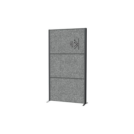 Maul système de cloison maulconnecto uplight, gris foncé