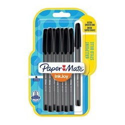 Paper:mate stylo à bille inkjoy 100, blister de 8, bleu