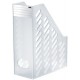 Han porte-revues brillant xxl, plastique, gris translucide (LOT DE 2)