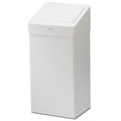 Tork poubelle, métal, 50 litres, blanc
