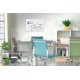 Be!board tableau magnétique en verre (l)900x(h)600 mm, gris