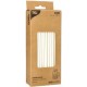 Papstar paille en papier "pure", 200 mm, noir