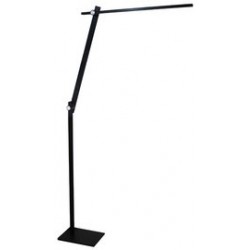 Unilux lampe led sur pied lumilight, hauteur: 1.600 mm, noir