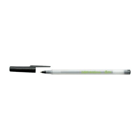 Bic stylo à bille ecolutions round stic, noir