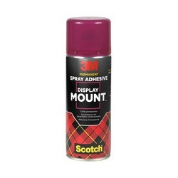 3m scotch colle spray display mount, permanent, 400 ml