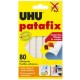 Uhu pâtes adhésives patafix, repositionnable, blanc