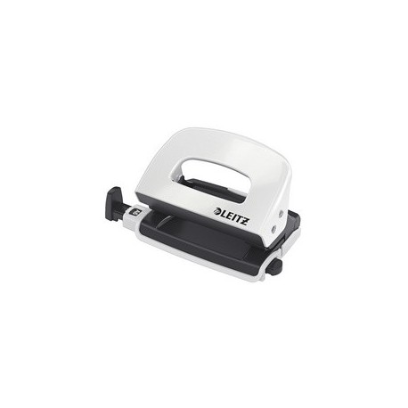 Leitz mini perforateur nexxt 5060, blanc perle