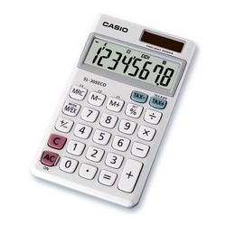 Casio calculatrice sl-305 eco, fonctionnement par pile ou