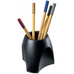 Han stifteköcher delta, kunststoff, schwarz/blau
