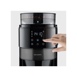 Severin cafetière électrique avec moulin ka 4830, noir