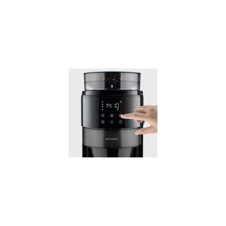 Severin cafetière électrique avec moulin ka 4830, noir