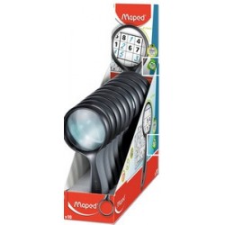 Maped loupe avec poignée, rond, diamètre: 75 mm, (LOT DE 10)
