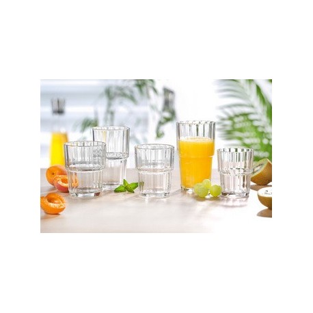 Esmeyer arcoroc verre à eau norvege, 0,20 litre (LOT DE 6)