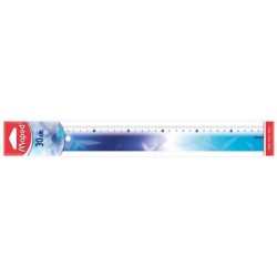 Maped règle plate arctic, 300 mm, en plastique