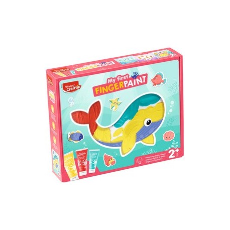 Maped creativ my first kit de peinture aux doigts, 9 pièces