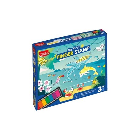 Maped creativ my first kit de tampon à doigts, 8 pièces