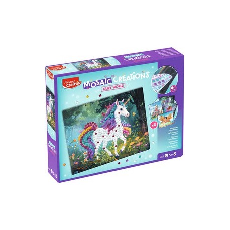 Maped creativ kit de mosaïque fÉerie, 12 pièces