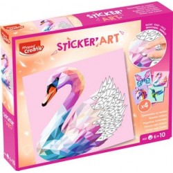 Maped creativ collage sur chiffres sticker'art