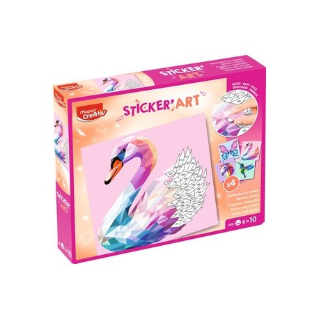 Maped creativ collage sur chiffres sticker'art