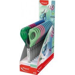 Maped ciseaux sensoft 3d, pointu, 160 mm, présentoir de 12 (LOT DE 12)