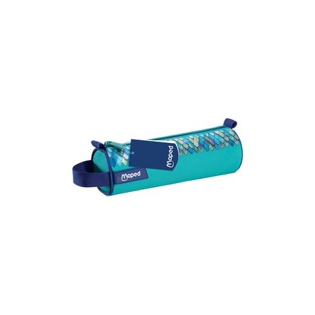 Maped trousse ronde dragon, bleu turquoise