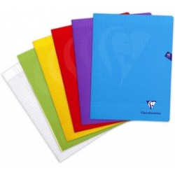 Clairefontaine cahier piqûre mimesys, 240 x 320 mm, rose (LOT DE 10)