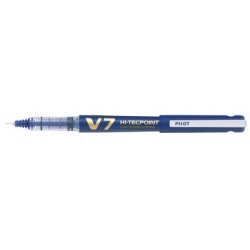 Pilot stylo roller v7 hi-tecpoint, rechargeable, rouge