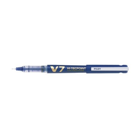 Pilot stylo roller v7 hi-tecpoint, rechargeable, rouge