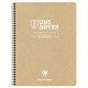 Clairefontaine cahier à spirale uni notes, a4+, quadrillé