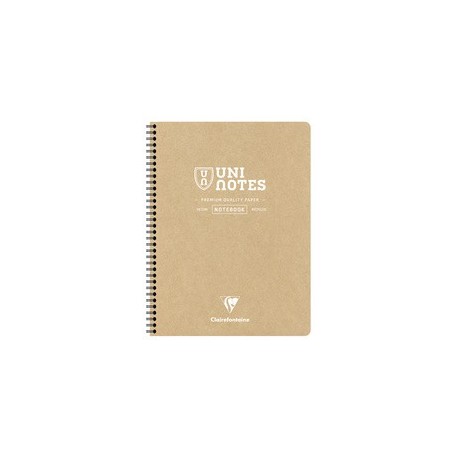 Clairefontaine cahier à spirale uni notes, a4+, quadrillé