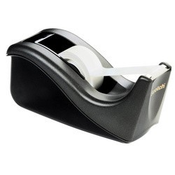 3m scotch dévidoir de bureau c60, rabattable, noir