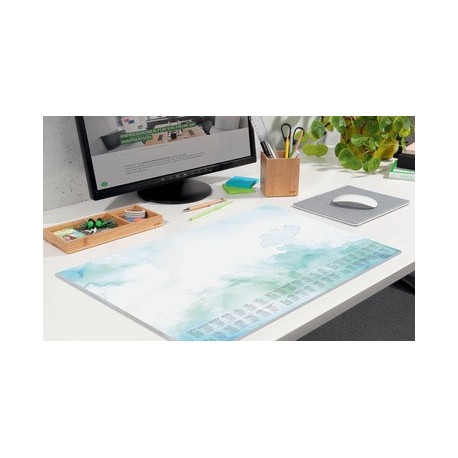 Sigel sous-mains bloc papier "watercolor sea", 595 x 410 mm