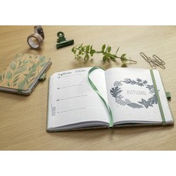 Sigel agenda de poche jolie pure 2027 "sparkle leaves", a6