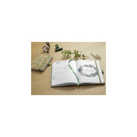Sigel agenda de poche jolie pure 2027 "sparkle leaves", a6