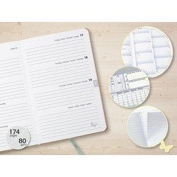 Sigel agenda planning jolie pure 2027 "blue floral serenity"