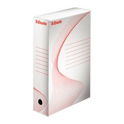 Esselte boîte d'archives, a4, (l)100 mm, en carton, blanc (LOT DE 25)
