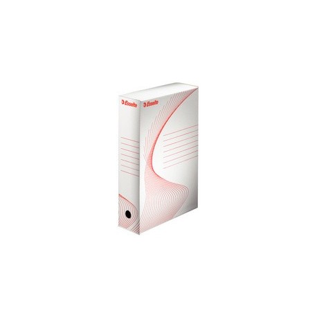Esselte boîte d'archives, a4, (l)100 mm, en carton, blanc (LOT DE 25)