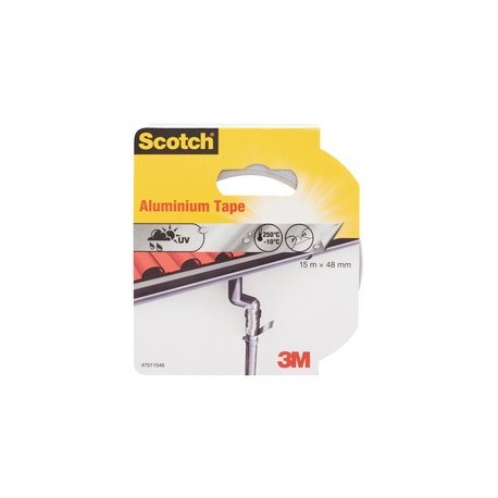 Scotch ruban adhésif en aluminium, 48 mm x 15 m, argent