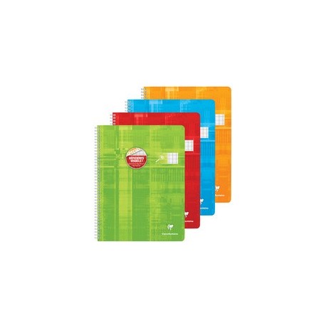Fin de série: clairefontaine cahier spirale 240 x 320 mm,