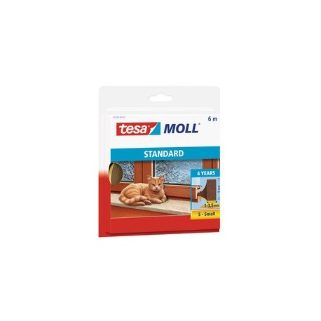 Tesa moll joint en mousse, autoadhésif, blanc, 9 mm x 6 m
