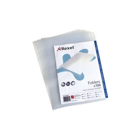 Rexel pochettes transparentes economic, a4, pp, grainée,