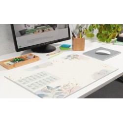 Sigel sous-main bloc papier "pastel garden", 595 x 410 mm