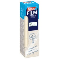 Tesa film paper, transparent, 19 mm x 10 m, office box