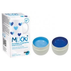 Kreul gouache aux doigts pour porcelaine "mucki", set de 2