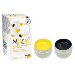 Kreul gouache aux doigts pour porcelaine "mucki", set de 2