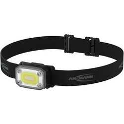 Ansmann lampe frontale led 2 en 1 hd350r, 320 lumens, noir