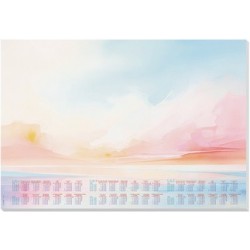 Sigel sous-mains bloc papier "magic sunset", 595 x 410 mm