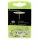 Exacompta punaise, diamètre: 10 mm, blanc