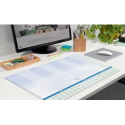 Sigel sous-main bloc papier "time", 595 x 410 mm