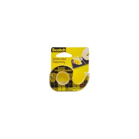 3m scotch ruban adhésif bilatéral 665, 12 mm x 7,9 m